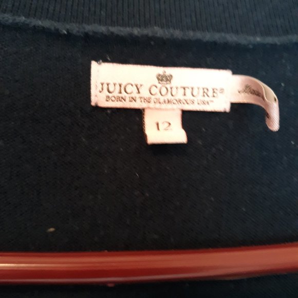 Juicy Couture Navy Argyle Cardigan 12 - Picture 4 of 9